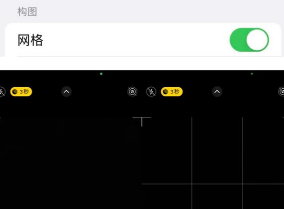 日喀则苹果手机维修网点分享iPhone如何开启九宫格构图功能