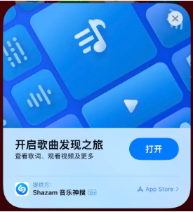 日喀则苹果14维修站分享iPhone14音乐识别功能使用方法 