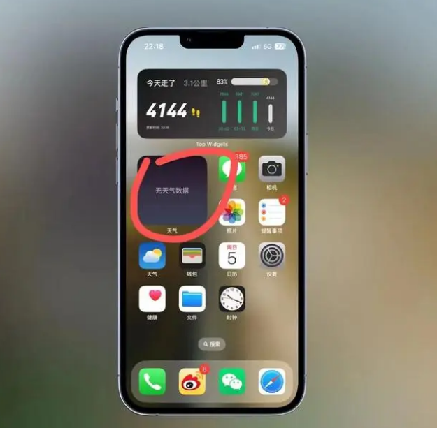 日喀则苹果手机维修分享:iOS16主屏幕天气小组件无法正常工作怎么办？ 